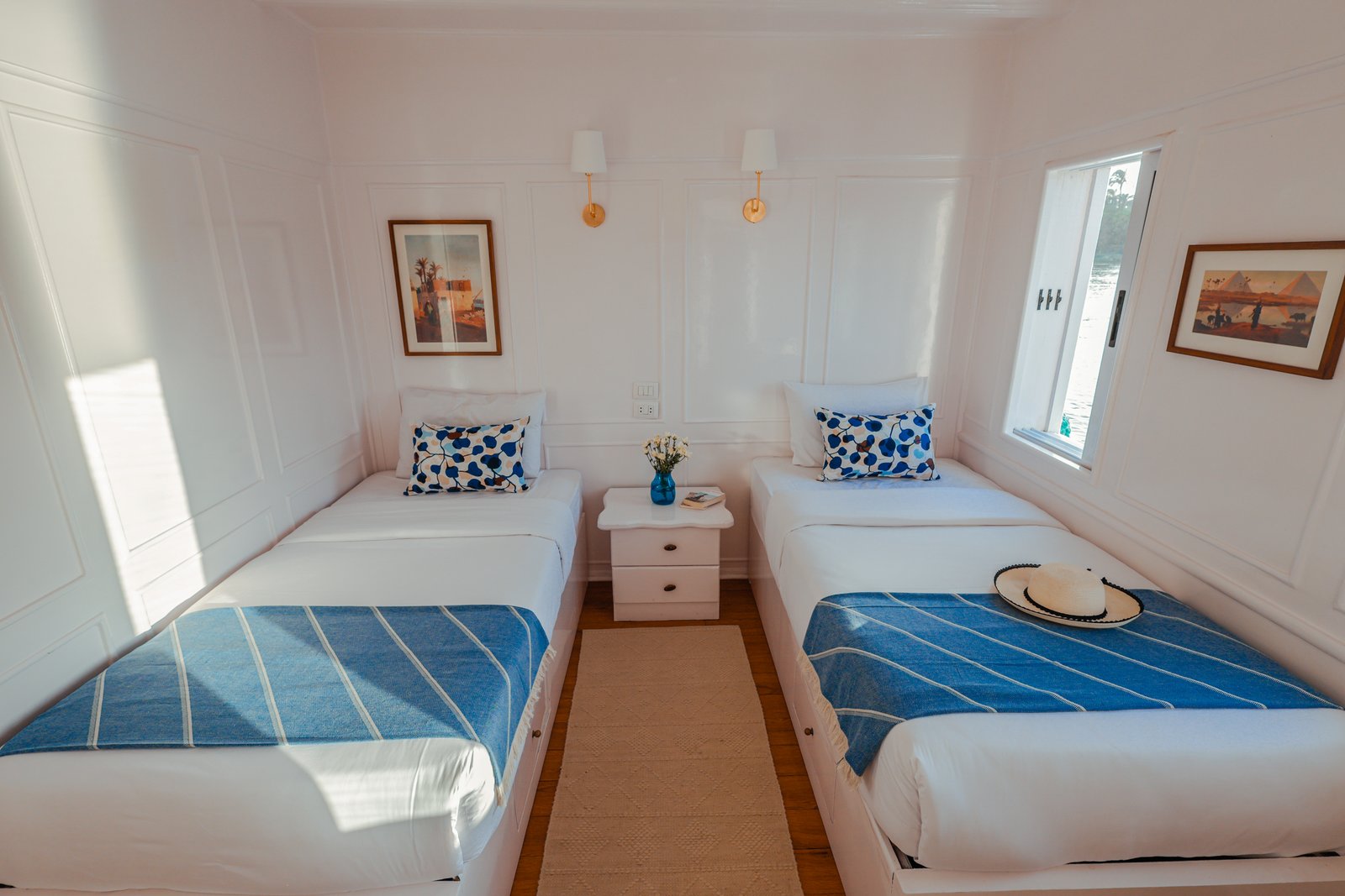 Sun deck on Fleur dahabiya