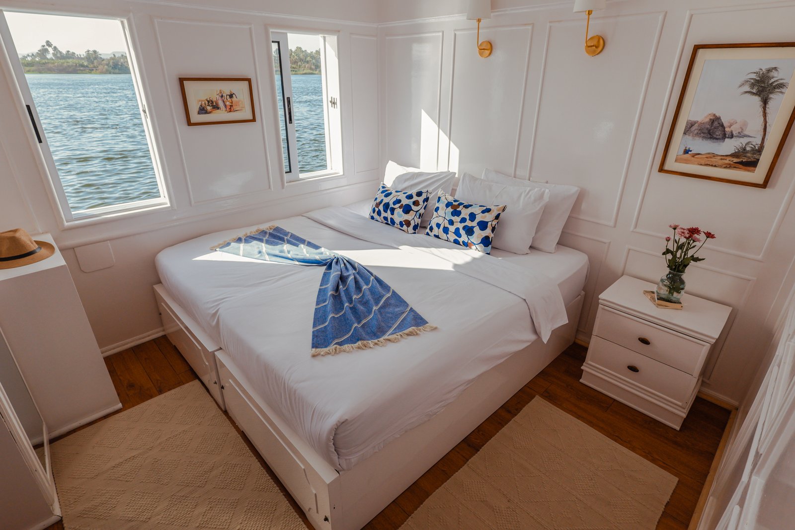 Standard double cabin on Fleur dahabiya