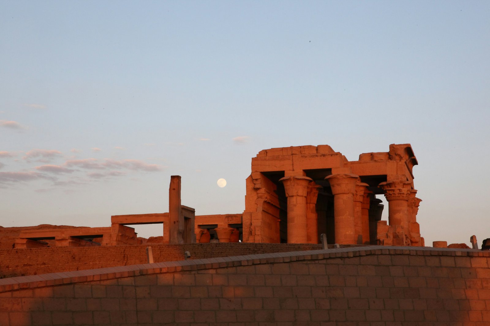 Kom Ombo, built for two gods, with two of everything.