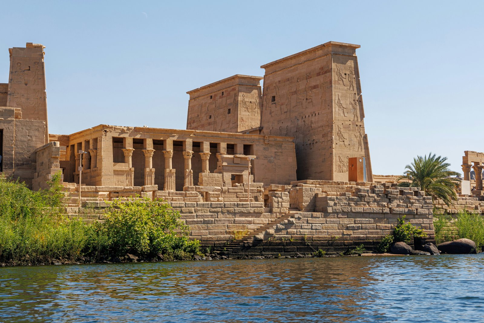 Aswan. Granite islands, hard light, and a narrower river than anything