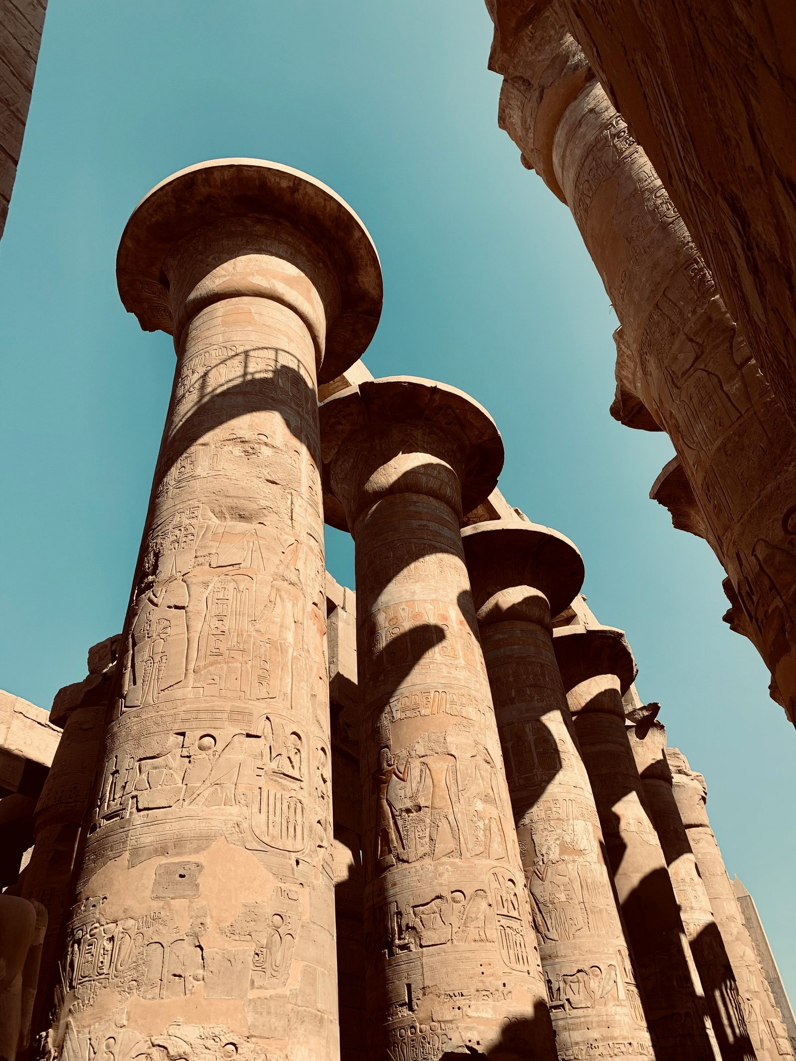 Arriving in Luxor by water. It is a different arrival from the back of